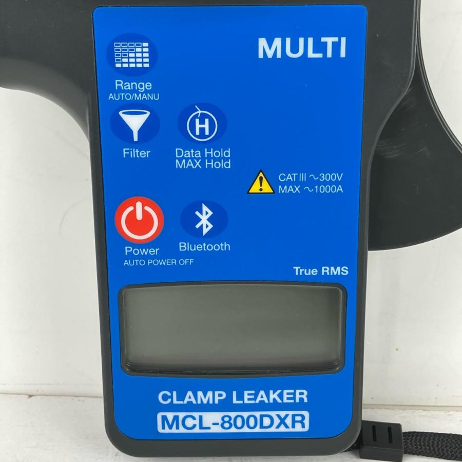 ЗЗMULTI 単四電池×3 大口径デジタルクランプリーカ ケース付 MCL-800DXR ブラックｘブルー ЗЗ MULTI 単四電池×3 大口径デジタルクランプリーカ ケース付 MCL