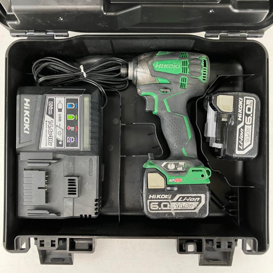 ЗЗ HiKOKI ハイコーキ 14.4v インパクトドライバ バッテリーx2