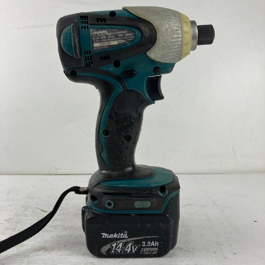 ЗЗ MAKITA マキタ 14.4v インパクトドライバ バッテリーx1付 ※充電器 