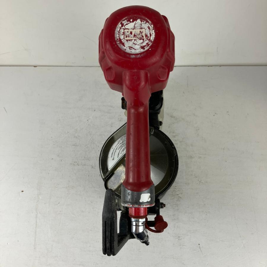 ЗЗ MAX マックス 90mm 高圧 エア釘打ち機 ケース付 HN-90N3 レッド 傷