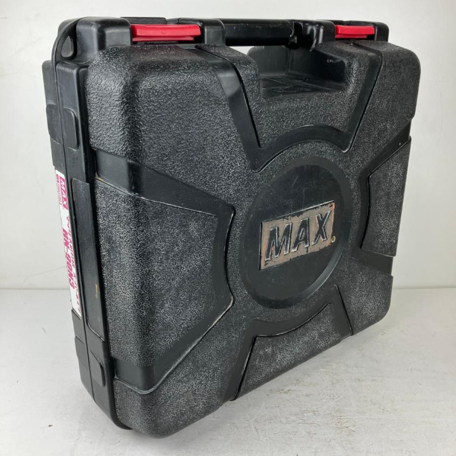 ЗЗMAX マックス 90mm 高圧 エア釘打ち機 ケース付 HN-90N3 レッド ЗЗ MAX マックス 90mm 高圧 エア釘打ち機 ケース付 HN-90N3 レッド 傷