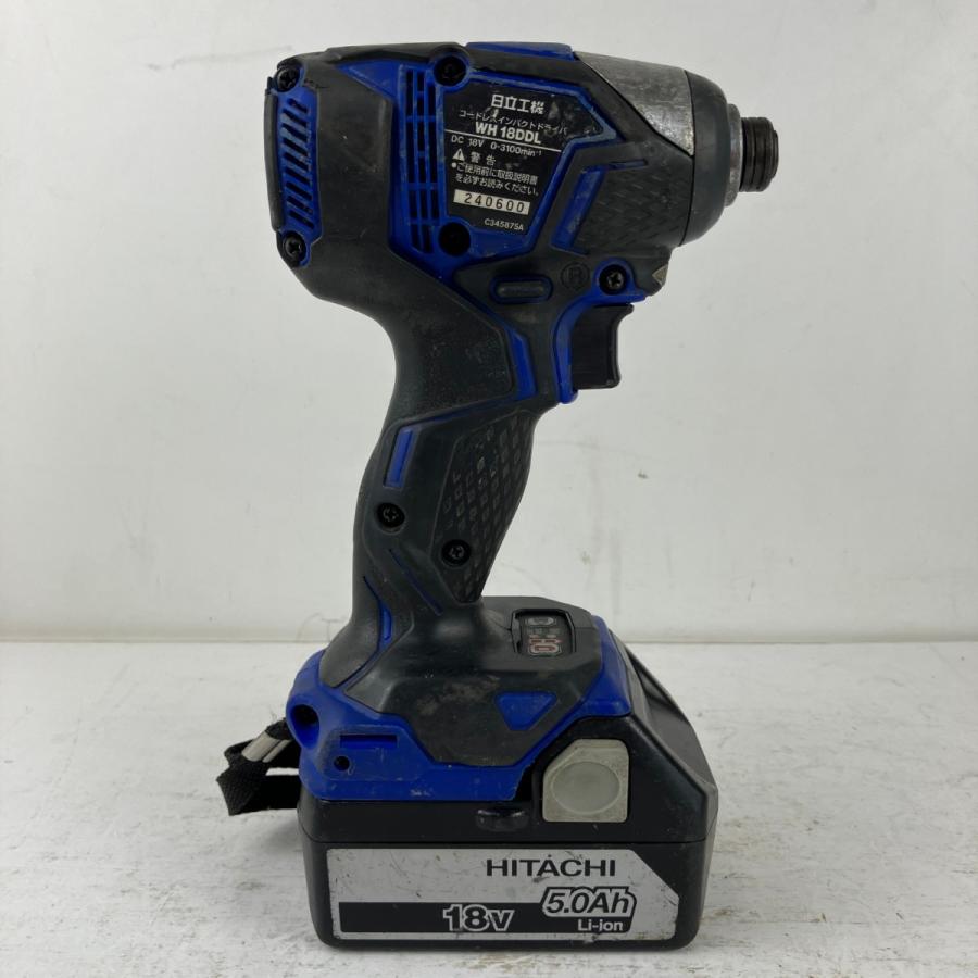 ЗЗ HITACHI 日立 18v 充電式インパクトドライバ バッテリーx1 充電器