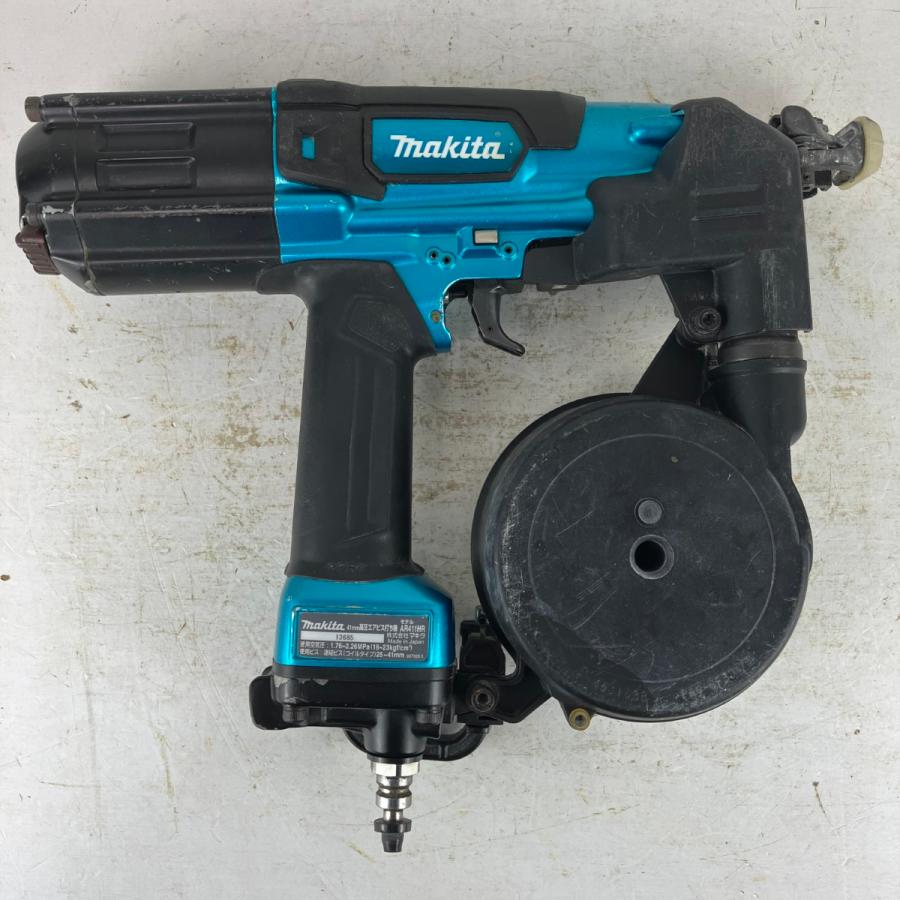 ЗЗ MAKITA マキタ 41mm 高圧 エアビス打ち機 ケース付 AR411HR ブルー 
