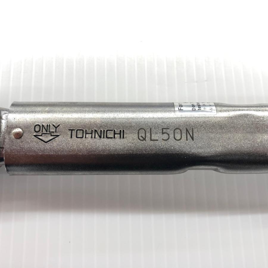 ДД【中古】TOHNICHI トルクレンチ 程度A 本体のみ QL50N ライトグレー 目立った傷や汚れなし ДД TOHNICHI トルクレンチ 程度A 本体のみ QL50N ライトグレー 目立っ