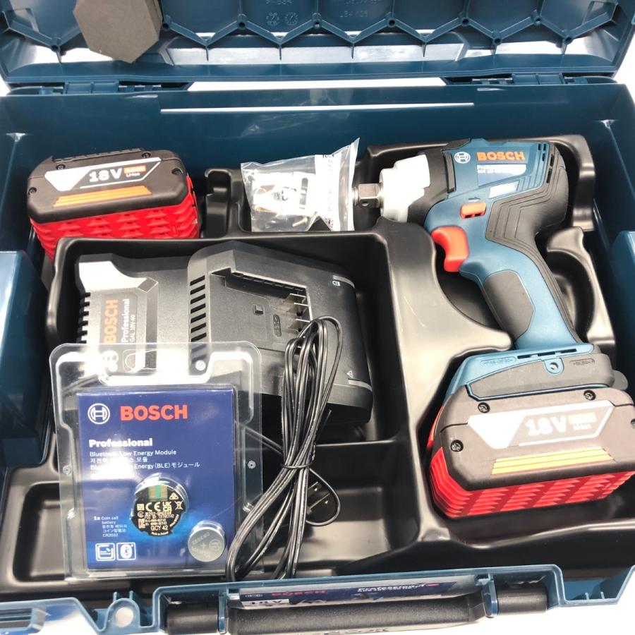 ДД BOSCH ボッシュ インパクトレンチ 未使用品(S) 充電器・充電池2個 