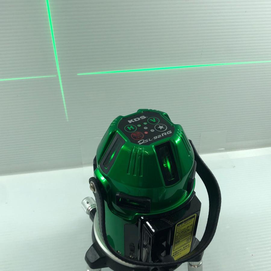 KDS レーザー墨出し器 ACアダプタ・充電池1個・ケース・受光器付 