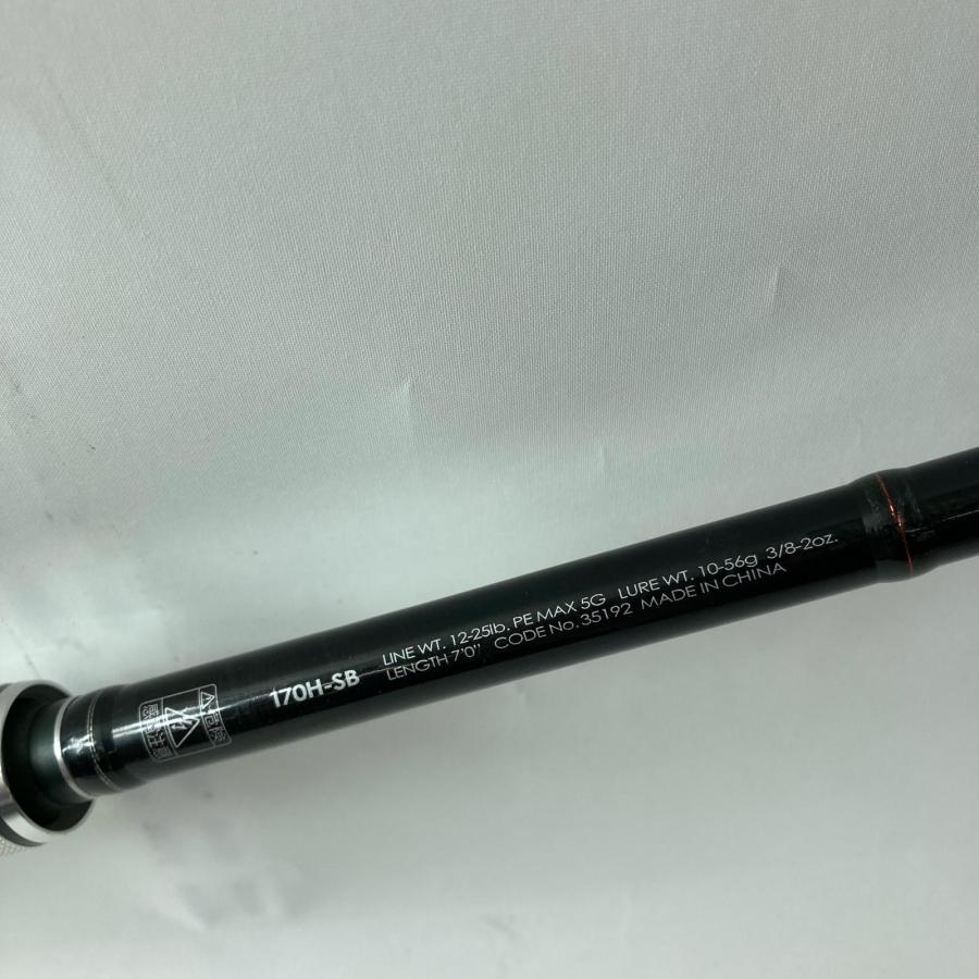 SHIMANO シマノ バスロッド ポイズンアドレナ 170HSB 35192 本体のみ SHIMANO シマノ バスロッド ポイズンアドレナ 170HSB 35192 本体のみ