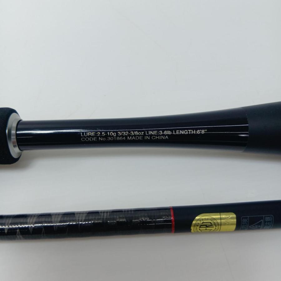 SHIMANO シマノ ロッド ルアーロッド 301864 20ゾディアス 268L-S 使用