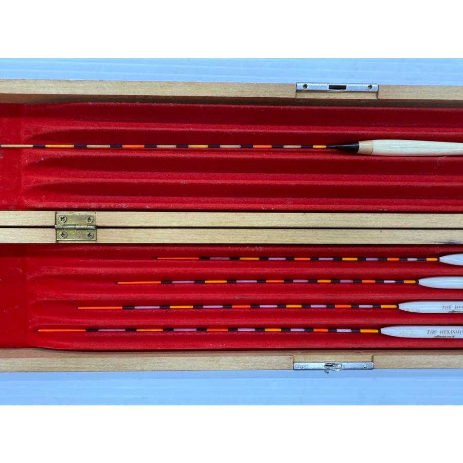 σσ 碧舟 釣り用品 釣り小物 ウキ 5本セット 金鯱ケース付き やや傷や  