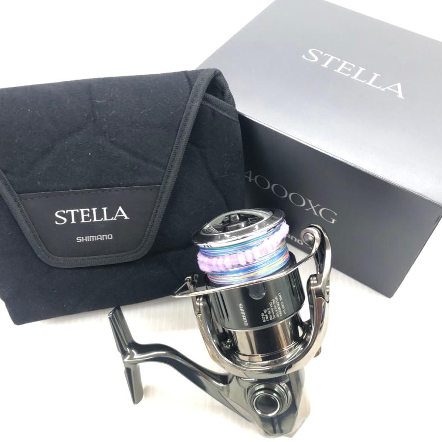 σσ SHIMANO シマノ スピニングリール  22ステラ 4000XG 美品 程度A 箱付 043962 目立った傷や汚れなし