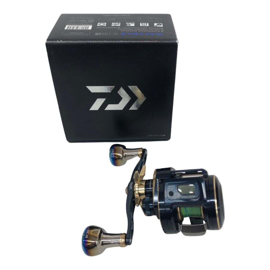 σσ DAIWA ダイワ 21ソルティガ IC100L 使用感有 程度B リブレクランク