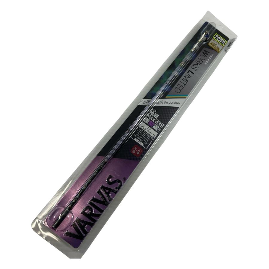 σσ VARIVAS バリバス ワカサギ穂先 桧原MAX339燻紫銀 目立った傷や汚れ