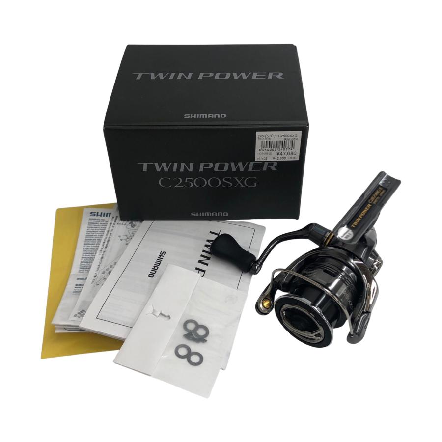 SHIMANO TWIN POWER C2500SXGスピニングリール新品未使用 σσ SHIMANO シマノ スピニングリール 24ツインパワーC2500SXG 046772
