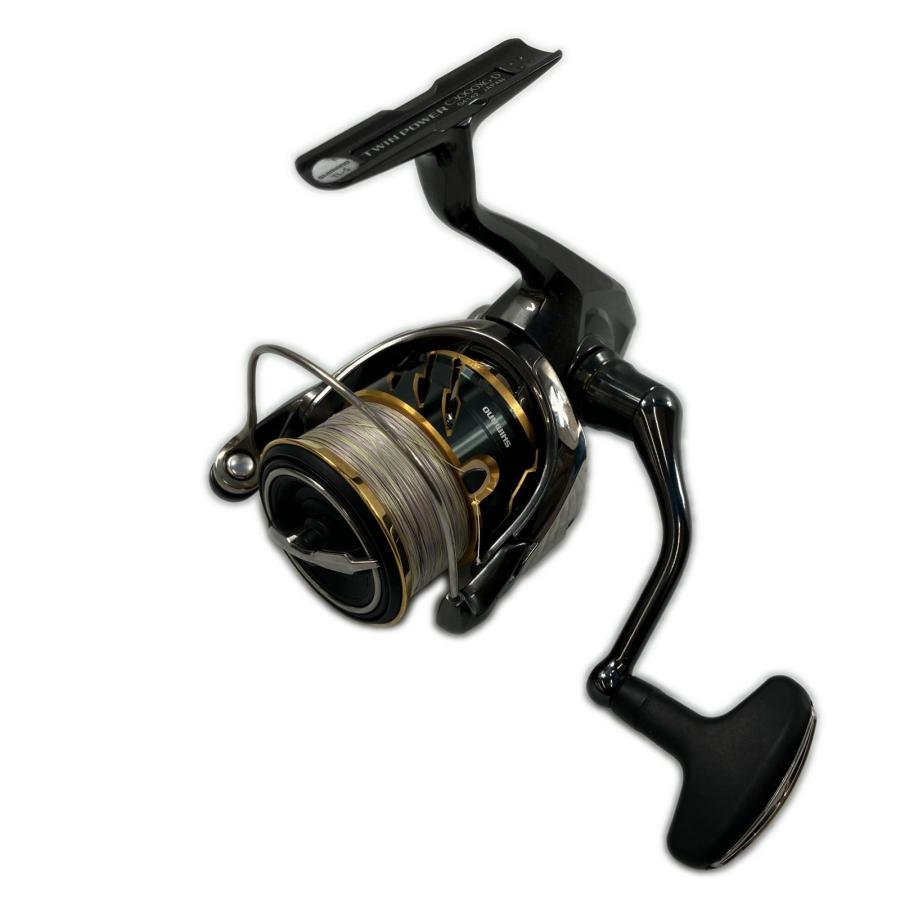 スピニングリール ブラック/シルバー σσ SHIMANO シマノ スピニングリール 20ツインパワー C3000XG 04142 傷