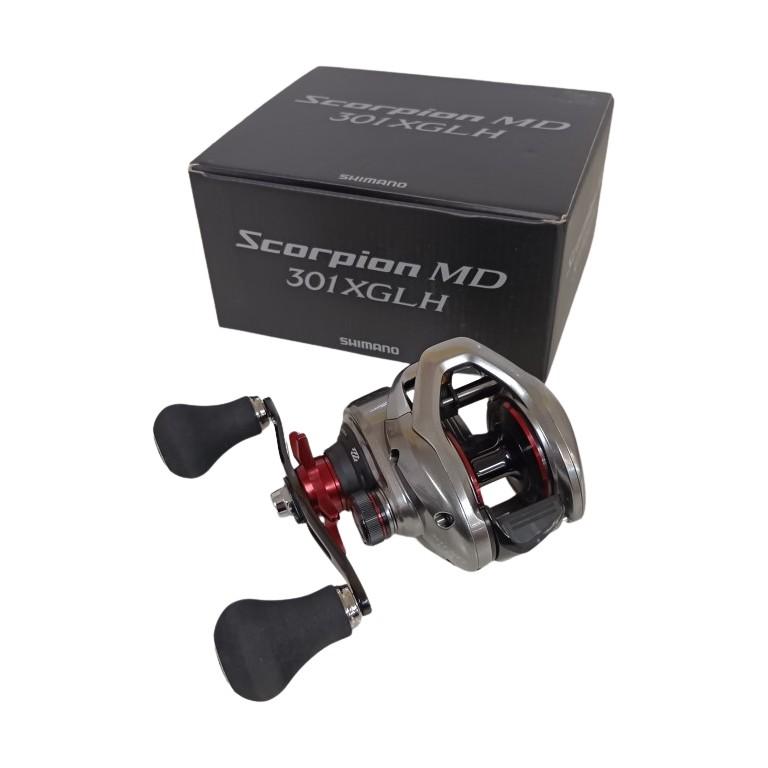 SHIMANO シマノ 043603 釣り用品 リール ベイトリール 21スコーピオンMD301XGLH 程度B やや傷や汚れあり ...