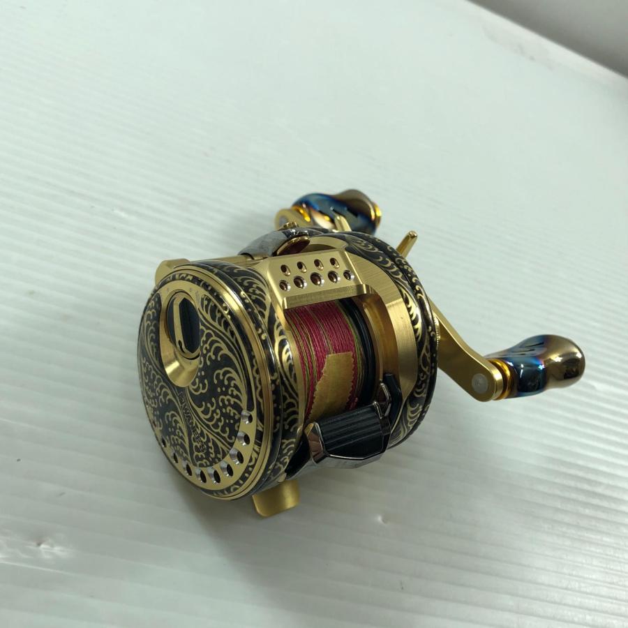 SHIMANO シマノ ベイトリール 22カルカッタコンクエスト 200XG ゴメクサスハンドルノブ/カスタムステッカー 044402 SHIMANO シマノ ベイトリール 22カルカッタコンクエスト 200XG ゴメ