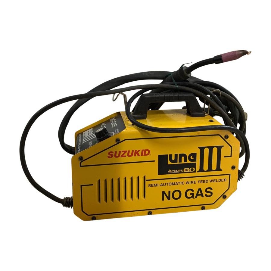 SUZUKID 100V専用ノンガス半自動溶接機 Arcury80 LUNAIII イエロー