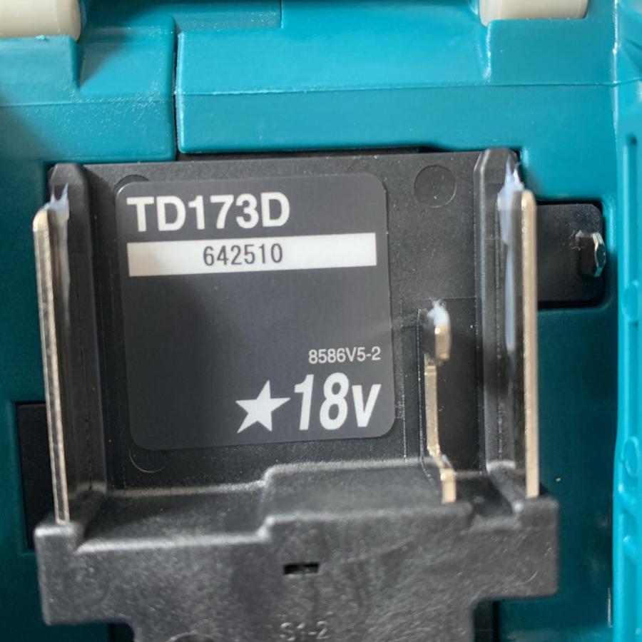 MAKITA マキタ 充電式インパクトドライバ TD173DRGX 目立った傷や汚れ 