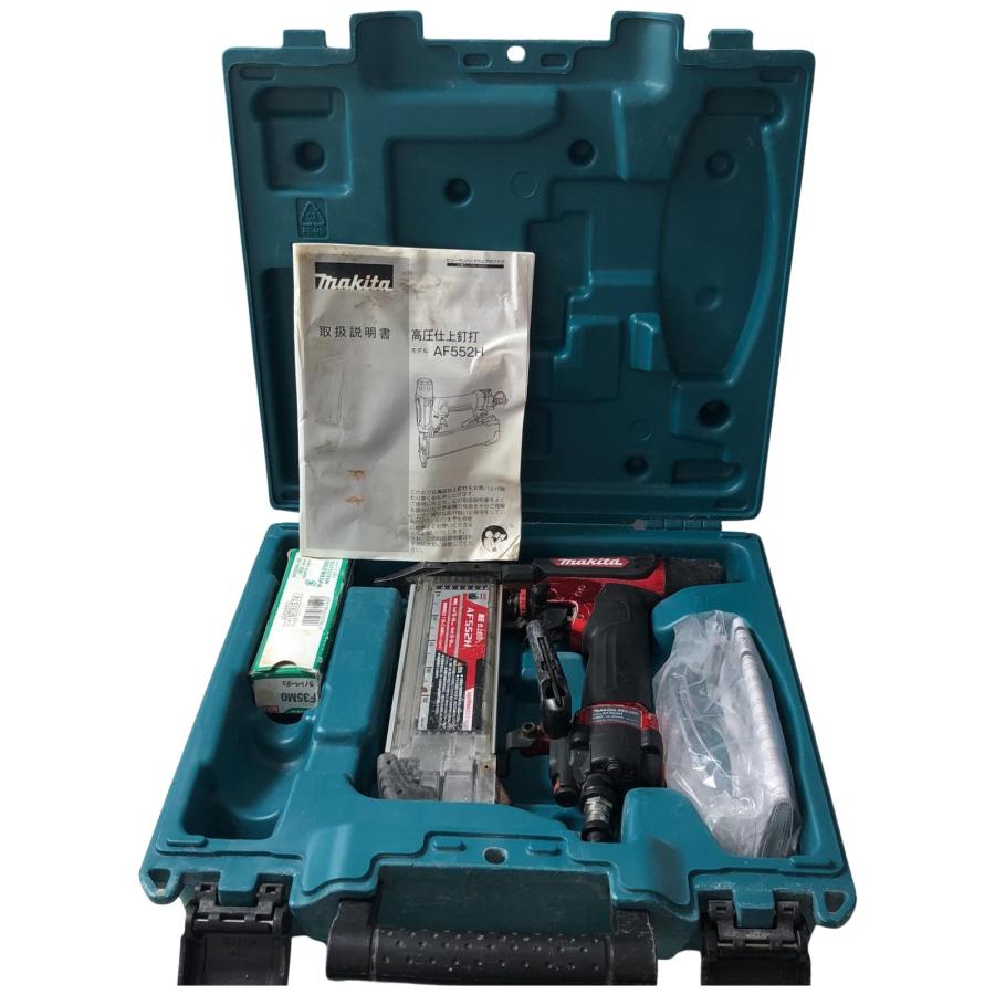 MAKITA マキタ 高圧仕上釘打 AF552H レッド やや傷や汚れあり 