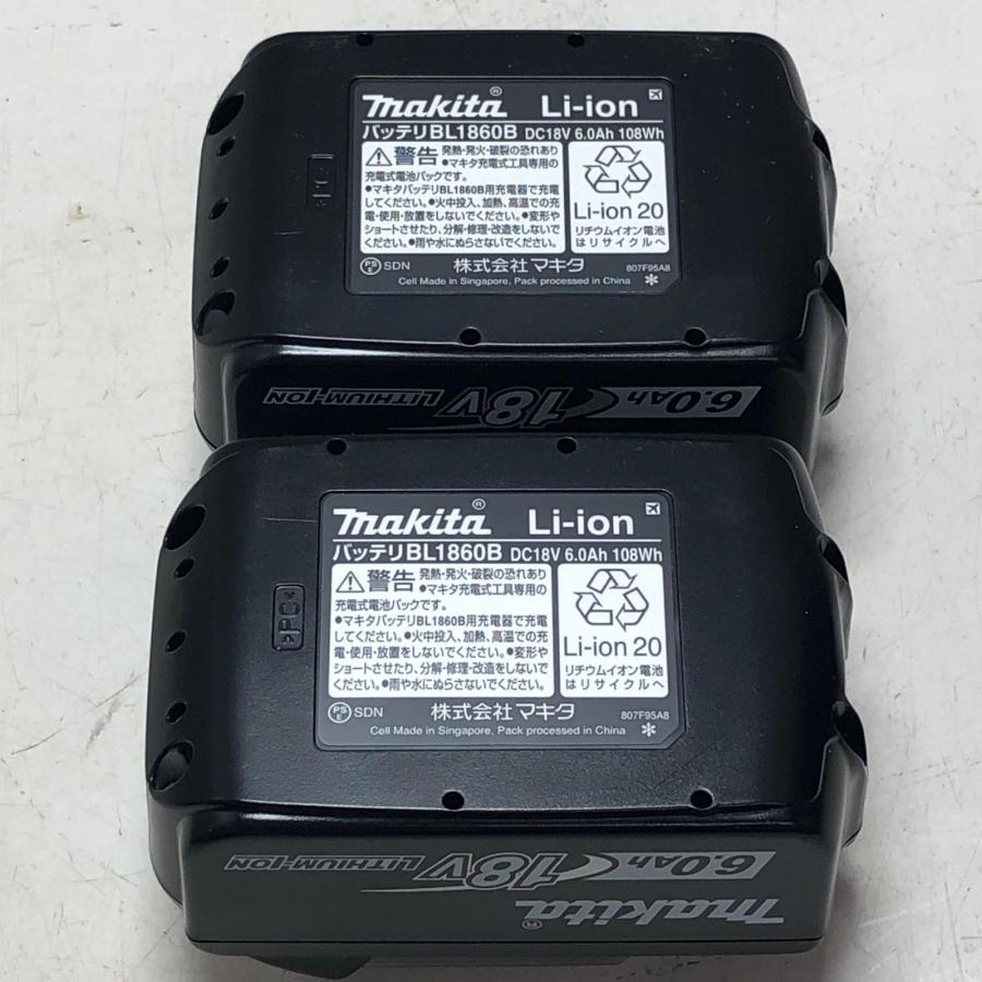 MAKITA マキタ バッテリー18v 6.0Ah 2個セット BL1860B ブラック 未 