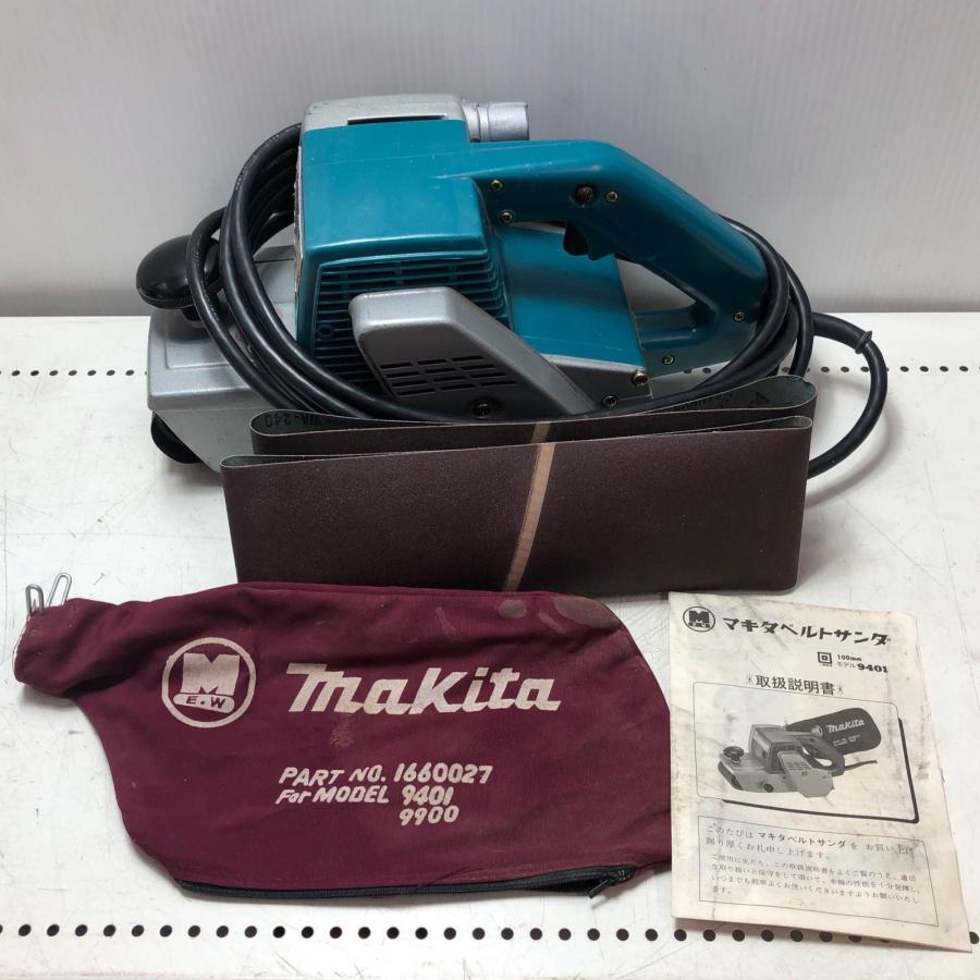 MAKITA マキタ 電機ベルトサンダ 9401 傷や汚れあり : リサイクル 