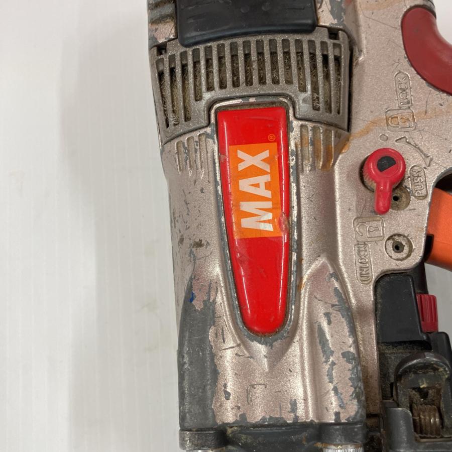 MAX マックス 工具 高圧エア釘打ち機 HN-65Z1 レッド ケース付 傷や