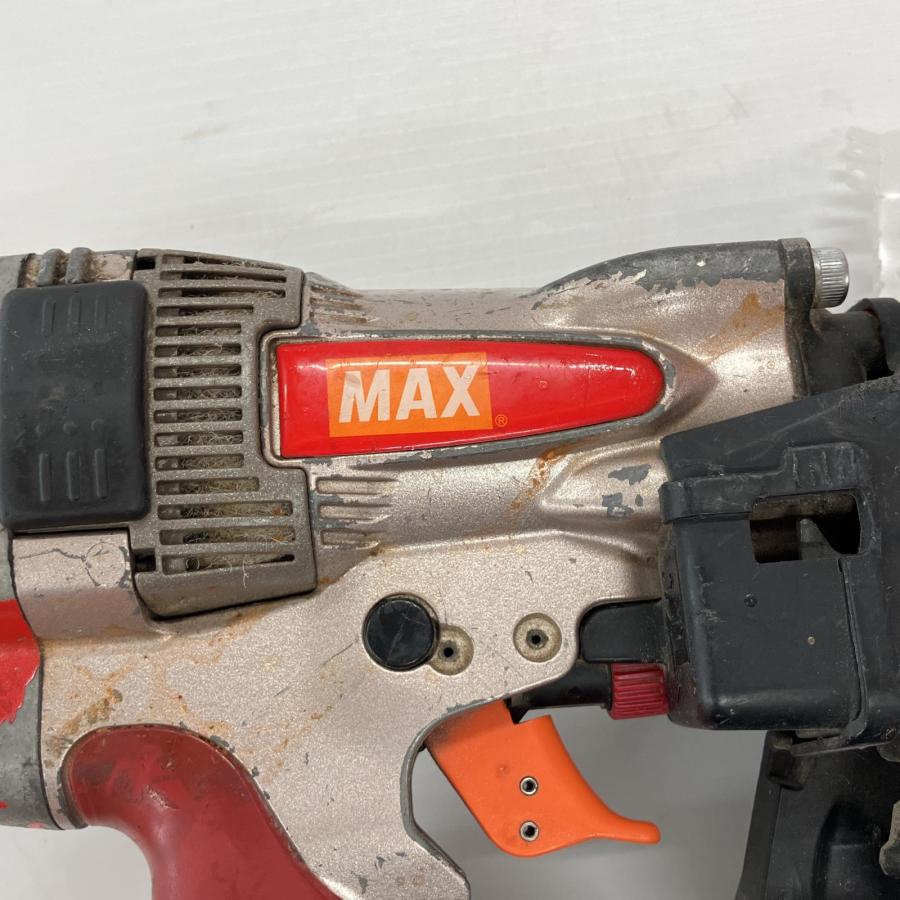 MAX マックス 工具 高圧エア釘打ち機 HN-65Z1 レッド ケース付 MAX マックス 工具 高圧エア釘打ち機 HN-65Z1 レッド ケース付 傷や