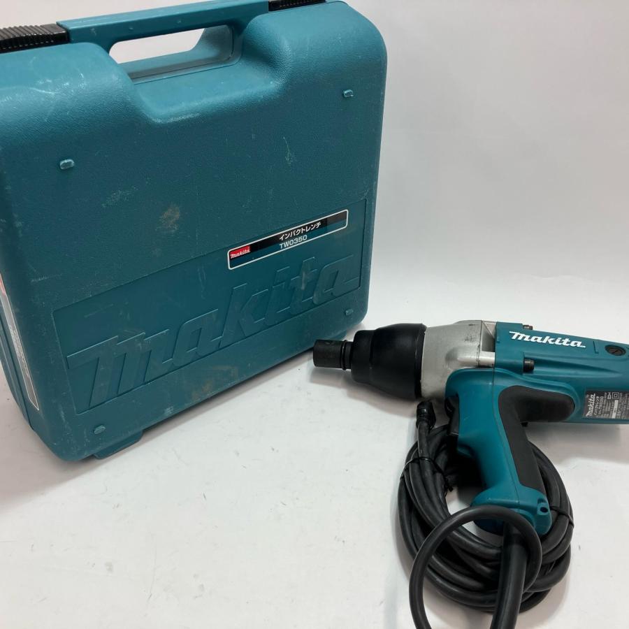 MAKITA マキタ インパクトレンチ TW0350 ブルー コード式 100v 本体のみ MAKITA マキタ インパクトレンチ TW0350 ブルー ケース付 コード式 傷