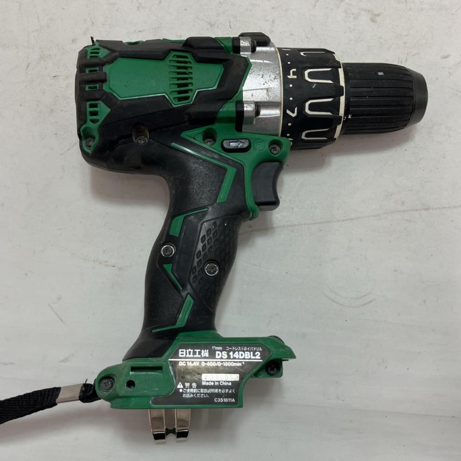 HITACHI 日立 ドライバドリル 本体のみ DS14DBL2 グリーン HITACHI 日立 コードレスドライバドリル DS14DBL2 本体のみ 傷や汚れ