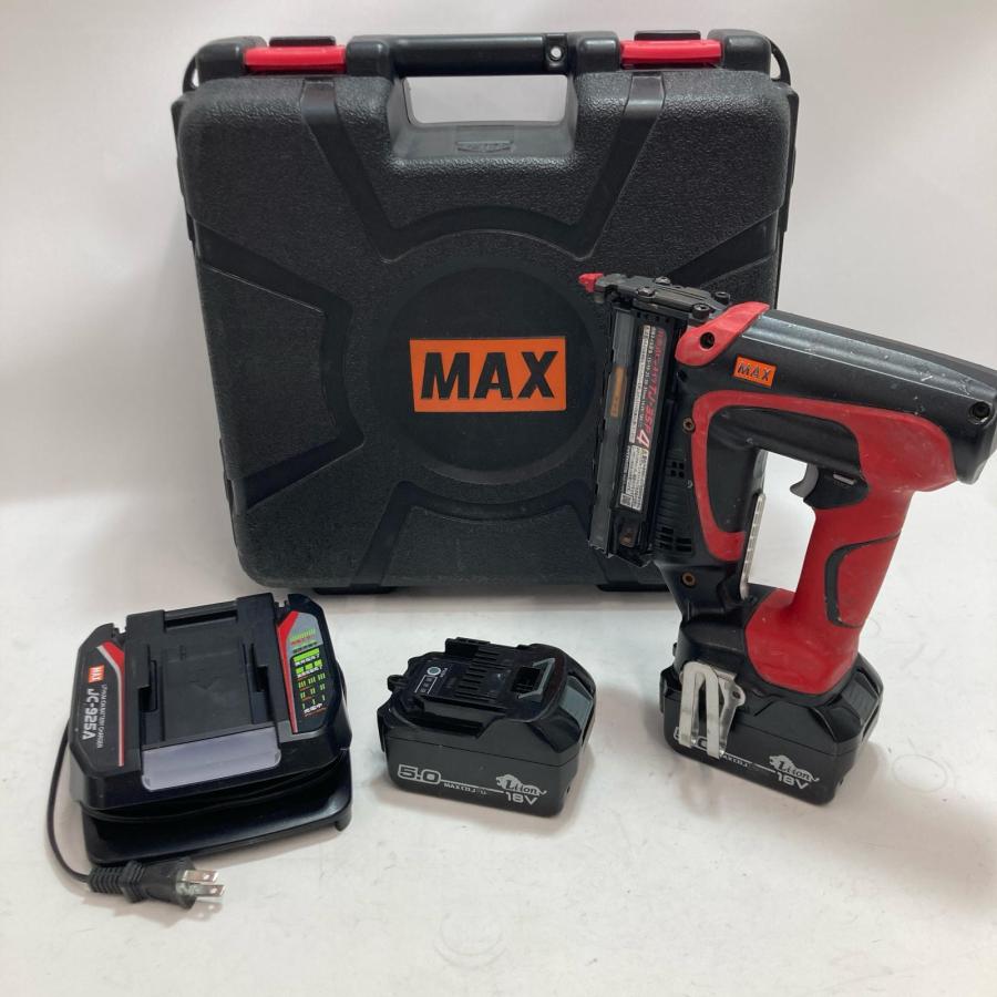 ЗЗMAX マックス 14.4v 35mm 充電式タッカ 充電器 バッテリー×1