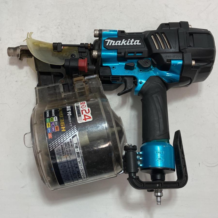 MAKITA マキタ エアツール 高圧エア釘打ち AN936H ブルー 90mm ケース