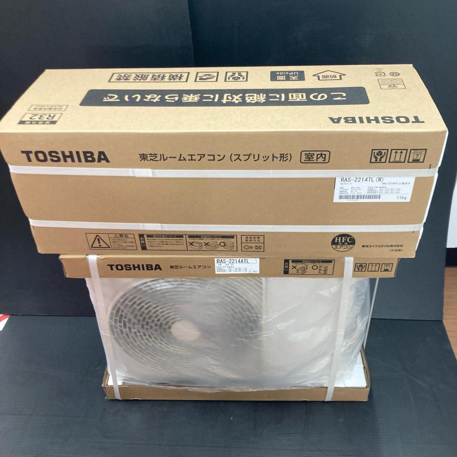 TOSHIBA 東芝 ルームエアコン RAS-2214TL 2024年モデル 室外機セット