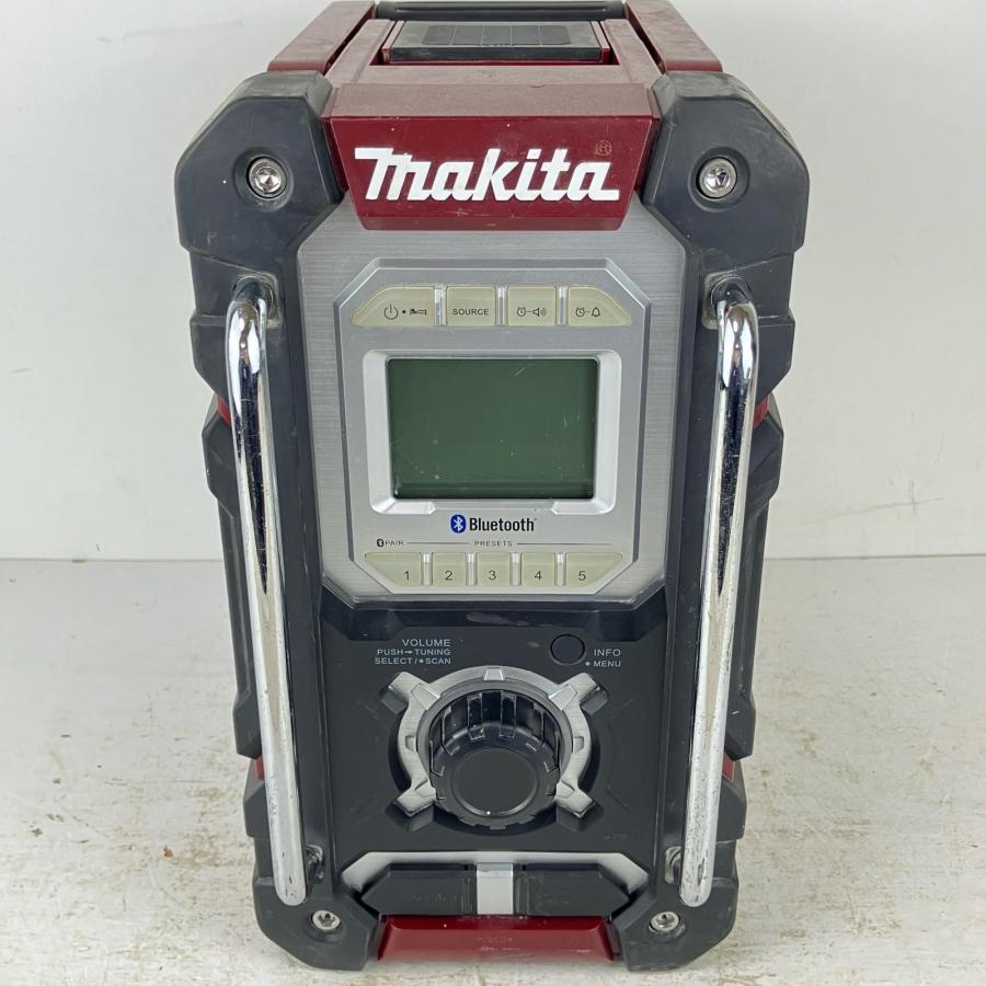 【限定カラー ほぼ未使用】マキタ MR108 充電式ラジオ マキタ（makita） MR108AR 充電式ラジオ 限定色オーセンティックレッド