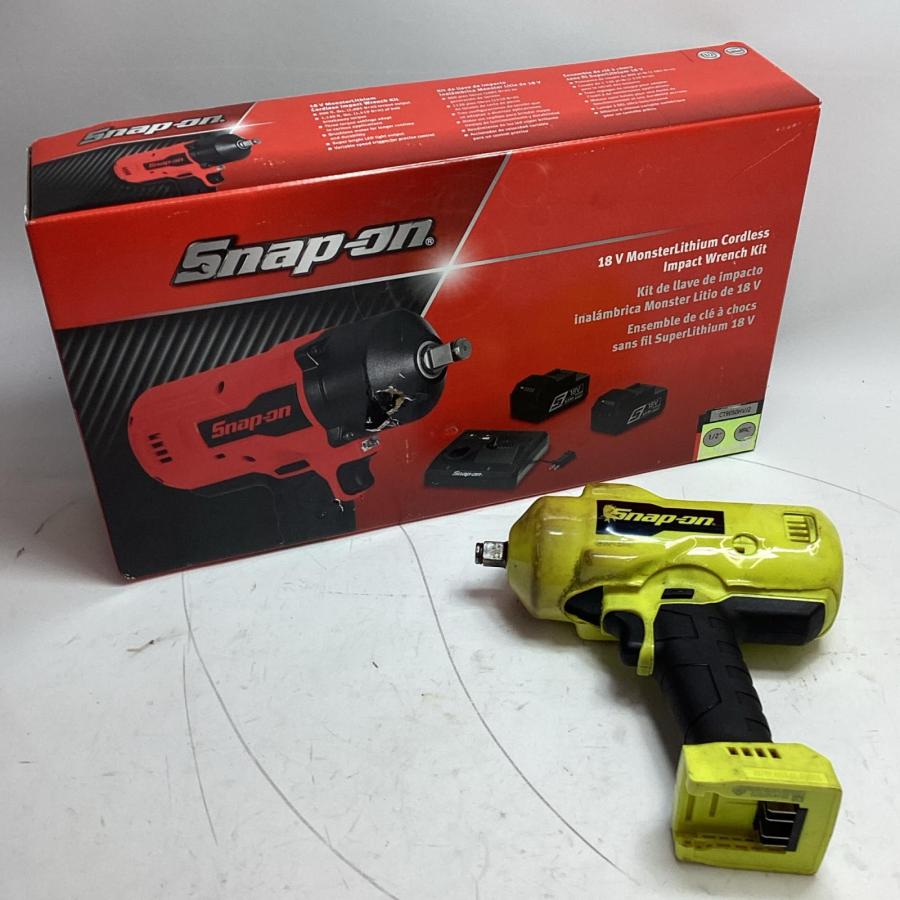 Snap-on スナップオン 工具 インパクトレンチ CT9050 イエロー 充電器 