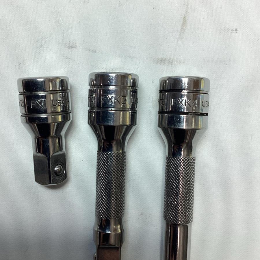 Snap-on スナップオン エクステンションバー FX1/FXK3/FXK4/FXK6/FXK8/FXK11 6本セット Snap-on スナップオン 工具 エクステンションバー6本セット FX1/FXK3