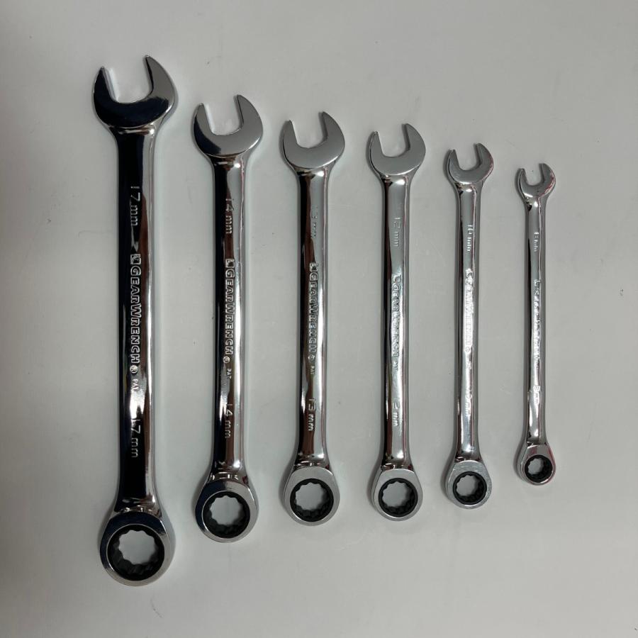 GEARWRENCH コンビネーションレンチ6本セット やや傷や汚れあり