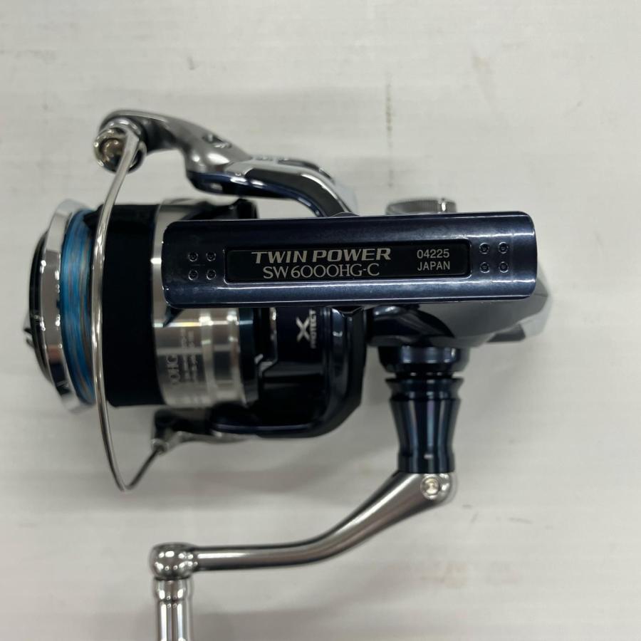 SHIMANO シマノ リール スピニングリール 21ツインパワーSW 6000HG 04225 箱付 やや傷や汚れあり_4
