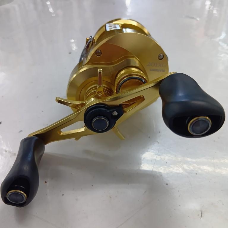 SHIMANO シマノ 044419 釣り用品 リール 両軸リール 22カルカッタコンクエスト 201XG キズ有 程度B SHIMANO シマノ 044419 釣り用品 リール 両軸リール 22カルカッタコン