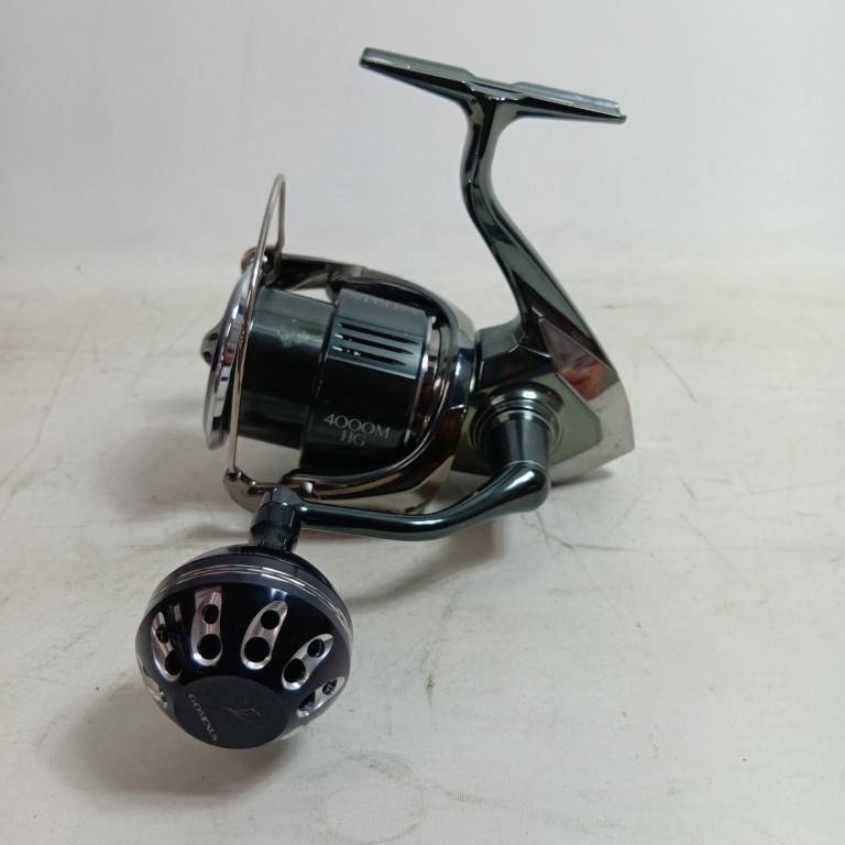 SHIMANO シマノ 043955 釣り用品 リール スピニングリール 22ステラ 4000MHG 程度B 箱付 ゴメクサスハンドルノブ付 やや傷や汚れありの画像