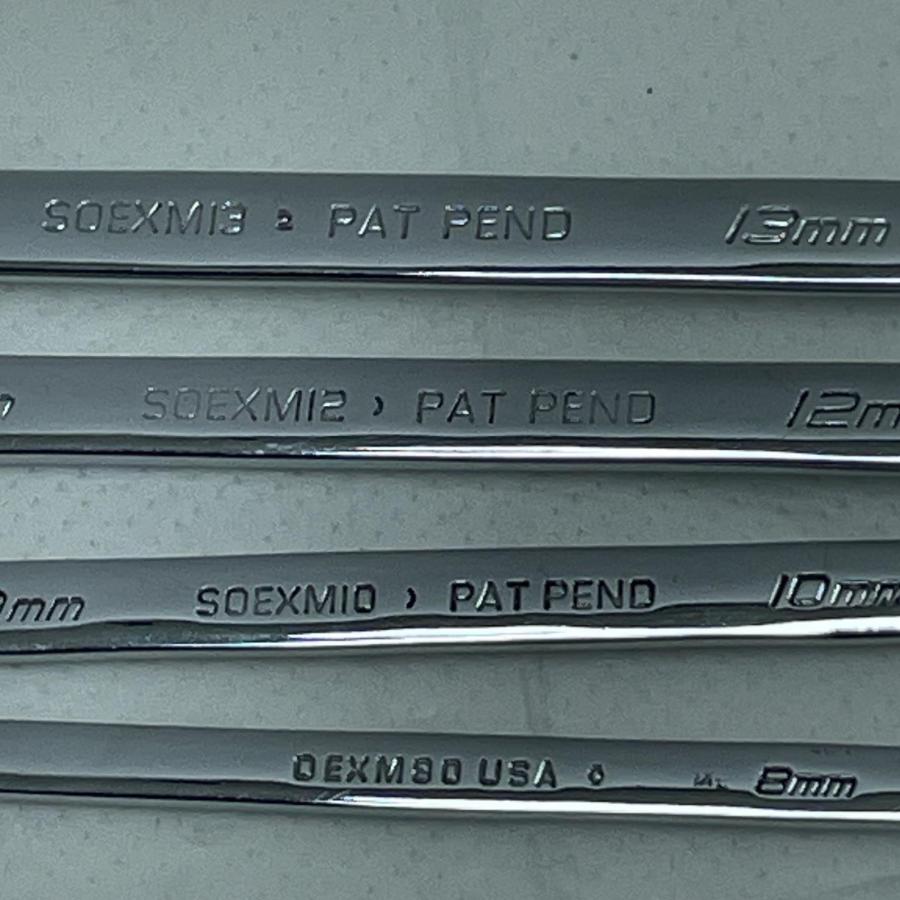 Snap-on スナップオン コンビネーションレンチ 7本セット OEXM80
