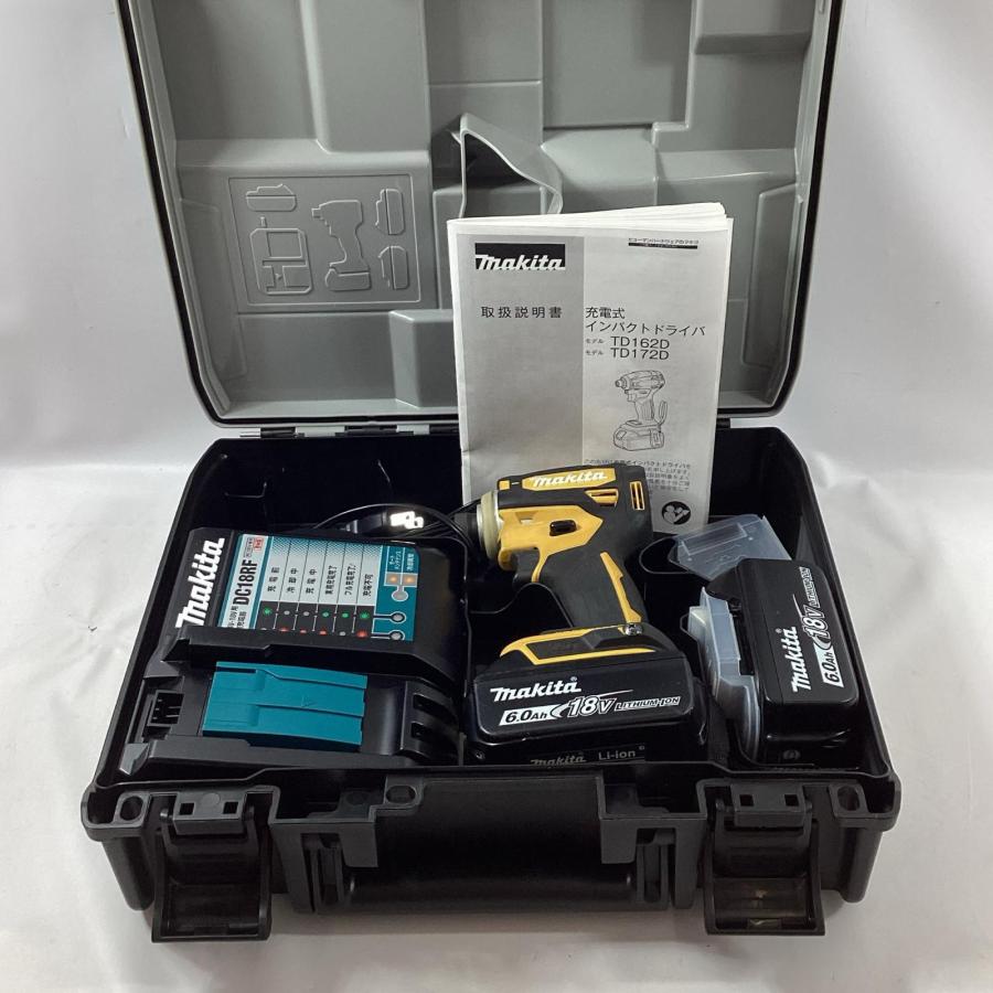 MAKITA マキタ インパクトドライバ TD172DGXFY イエロー 充電器・充 