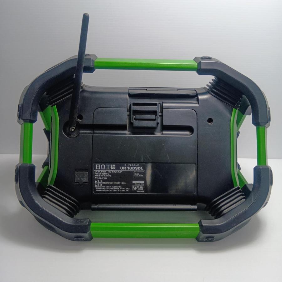 HiKOKI ハイコーキ バッテリー式ラジオ 本体のみ UR18DSDL グリーン HiKOKI ハイコーキ バッテリー式ラジオ 本体のみ UR18DSDL グリーン 傷