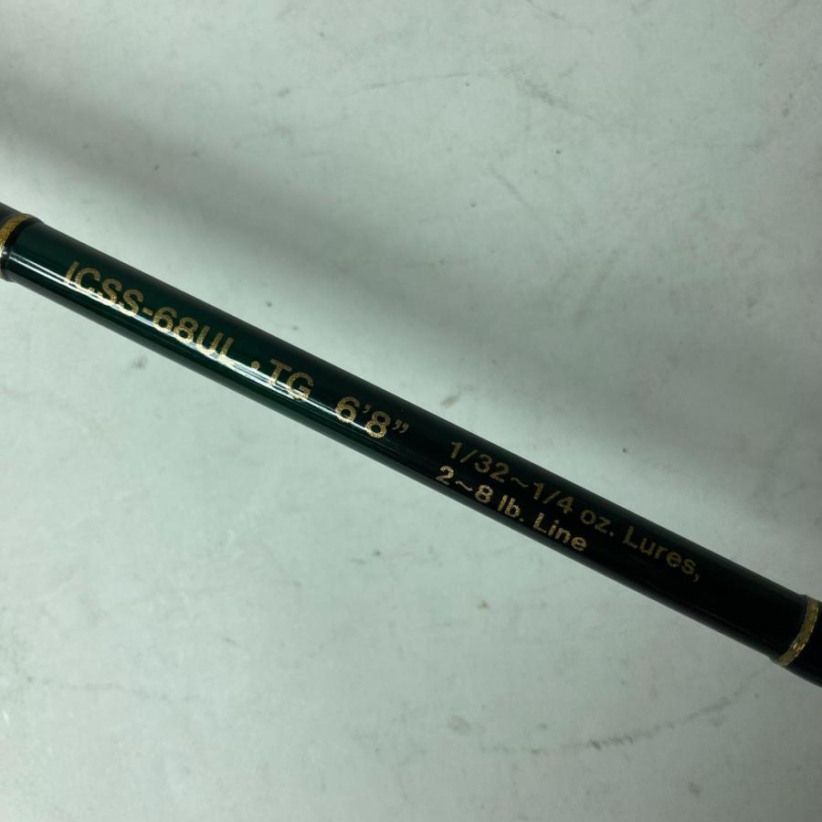 EVER GREEN エバーグリーン バスロッド TG コンバトスティック  ICSS-68UL・TG 本体のみ やや傷や汚れありの画像