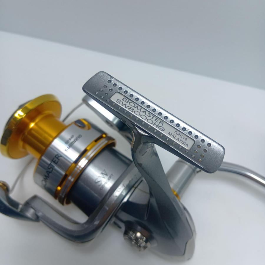 SHIMANO シマノ 10バイオマスターSW8000HG キズ・サビ有 程度C ※スプール傷有 02614 傷や汚れありの画像