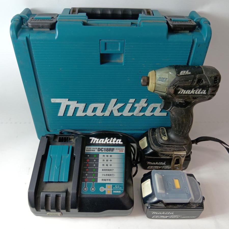 MAKITA マキタ インパクトドライバ 18v 6.0Ah TS141D ブラック 充電器 
