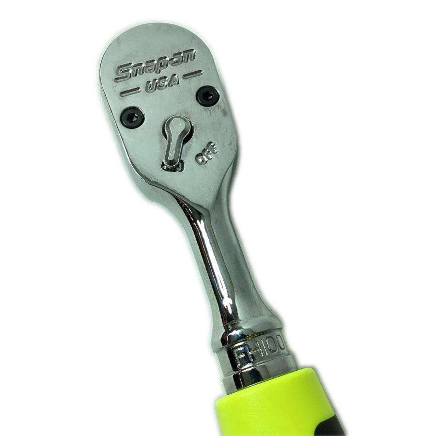 Snap-on スナップオン ソフトグリップラチェット FH100 黄緑 本体のみ