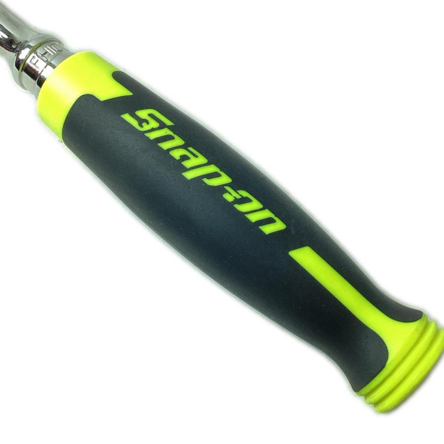 Snap-on スナップオン ソフトグリップラチェット FH100 黄緑 本体のみ