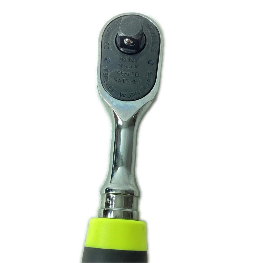 Snap-on スナップオン ソフトグリップラチェット FH100 黄緑 本体のみ