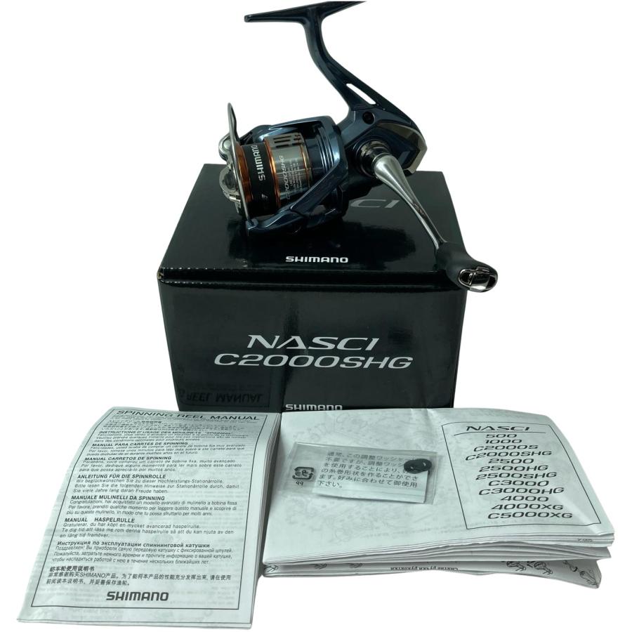 SHIMANO シマノ スピニングリール 048097 26ナスキー C2000SHG 目立っ