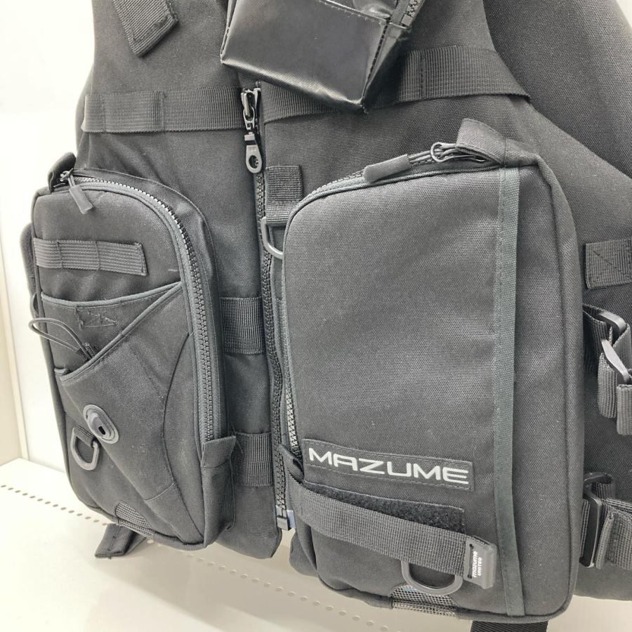 mazume マズメ コアライフジャケット ブラック フリーサイズ やや傷や